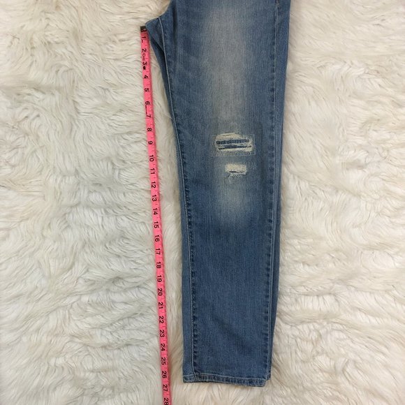 LEVI'S New Boyfriend Light Wash Jeans in Rolling Blues 27 - Picture 11 of 16